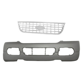 Replacement - 2-Piece (Front Bumper Cover, Grille) (Standard Line)