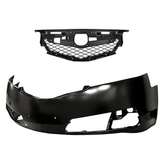 Replacement - 2-Piece (Front Bumper Cover, Grille) (CAPA Certified)