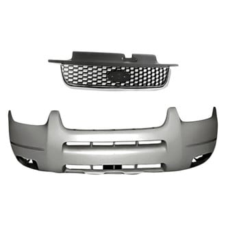 Replacement - 2-Piece (Front Bumper Cover, Grille) (Standard Line)