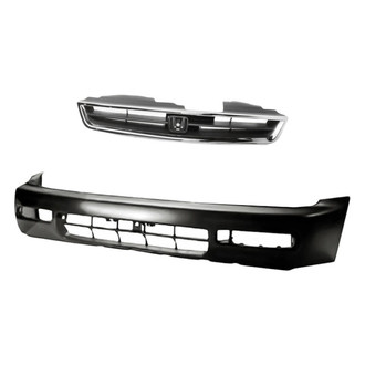 Replacement - 2-Piece (Front Bumper Cover, Grille) (Standard Line)