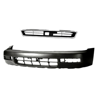 Replacement - 2-Piece (Front Bumper Cover, Grille) (Standard Line)