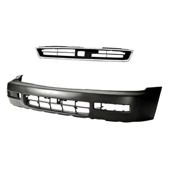 Replacement - 2-Piece (Front Bumper Cover, Grille) (Standard Line)