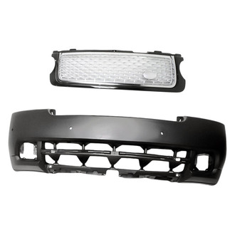 Replacement - 2-Piece (Front Bumper Cover, Grille) (Standard Line)