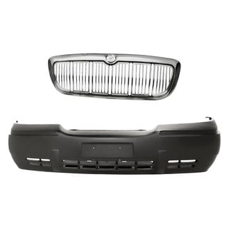 Replacement - 2-Piece (Front Bumper Cover, Grille) (Standard Line)