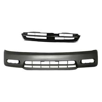 Replacement - 2-Piece (Front Bumper Cover, Grille) (Standard Line)