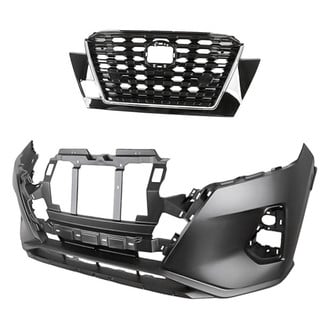 Replacement - 2-Piece (Front Bumper Cover, Grille) (Standard Line)