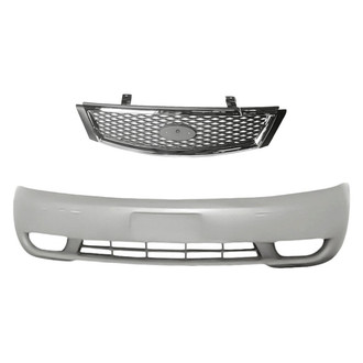 Replacement - 2-Piece (Front Bumper Cover, Grille) (Standard Line)