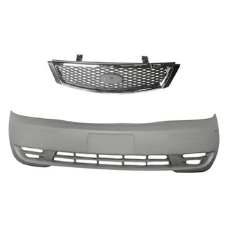 Replacement - 2-Piece (Front Bumper Cover, Grille) (Standard Line)