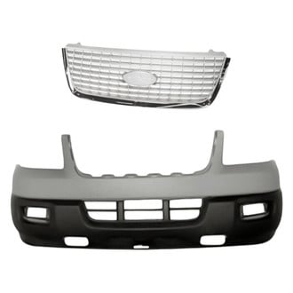 Replacement - 2-Piece (Front Bumper Cover, Grille) (Standard Line)