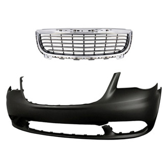 Replacement - 2-Piece (Front Bumper Cover, Grille) (CAPA Certified)