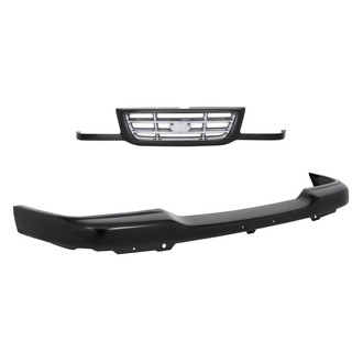 Replacement - 2-Piece (Front Bumper Cover, Grille) (Standard Line)