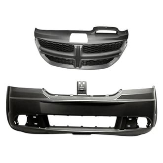 Replacement - 2-Piece (Front Bumper Cover, Grille) (CAPA Certified)