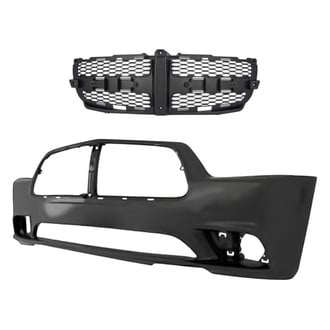 Replacement - 2-Piece (Front Bumper Cover, Grille) (CAPA Certified)