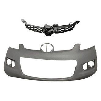 Replacement - 2-Piece (Front Bumper Cover, Grille) (Standard Line)