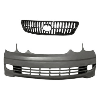 Replacement - 2-Piece (Front Bumper Cover, Grille) (Standard Line)