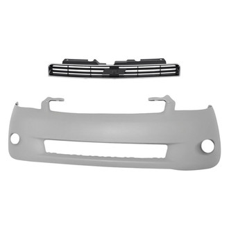 Replacement - 2-Piece (Front Bumper Cover, Grille) (Standard Line)