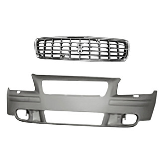 Replacement - 2-Piece (Front Bumper Cover, Grille) (Standard Line)