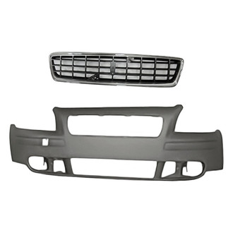 Replacement - 2-Piece (Front Bumper Cover, Grille) (Standard Line)