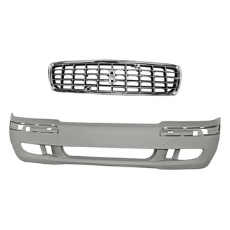Replacement - 2-Piece (Front Bumper Cover, Grille) (Standard Line)