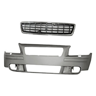 Replacement - 2-Piece (Front Bumper Cover, Grille) (Standard Line)