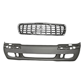Replacement - 2-Piece (Front Bumper Cover, Grille) (Standard Line)