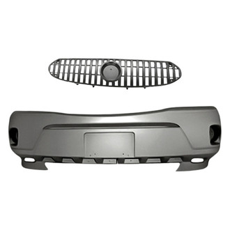 Replacement - 2-Piece (Front Bumper Cover, Grille) (CAPA Certified)