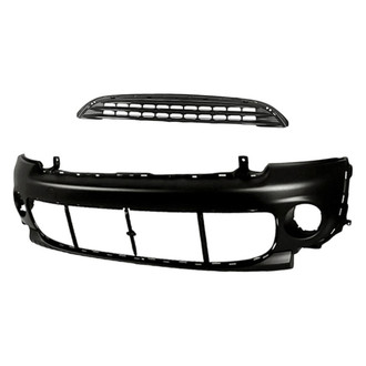 Replacement - 2-Piece (Front Bumper Cover, Grille) (CAPA Certified)