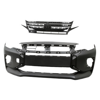 Replacement - 2-Piece (Front Bumper Cover, Grille) (CAPA Certified)