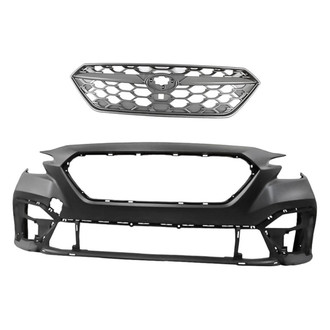 Replacement - 2-Piece (Front Bumper Cover, Grille) (CAPA Certified)