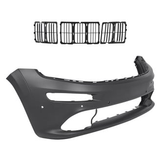 Replacement - 2-Piece (Front Bumper Cover, Grille) (Standard Line)