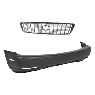 Replacement - 2-Piece (Front Bumper Cover, Grille) (Standard Line)