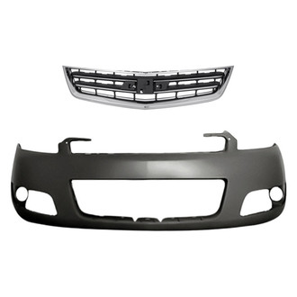 Replacement - 2-Piece (Front Bumper Cover, Grille) (CAPA Certified)