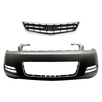 Replacement - 2-Piece (Front Bumper Cover, Grille) (CAPA Certified)