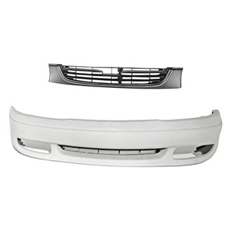 Replacement - 2-Piece (Front Bumper Cover, Grille) (Standard Line)