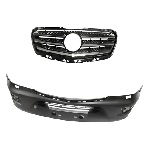 Replacement BNDL-239407 - 2-Piece (Front Bumper Cover, Grille ...