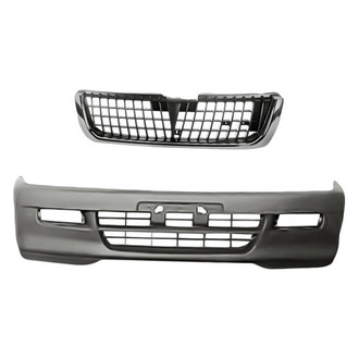 Replacement - 2-Piece (Front Bumper Cover, Grille) (Standard Line)