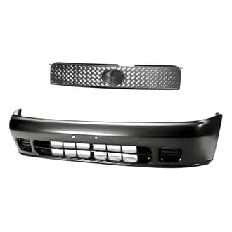 Replacement - 2-Piece (Front Bumper Cover, Grille)