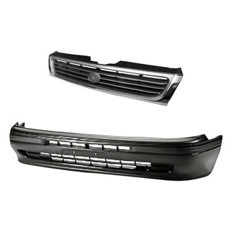 Replacement - 2-Piece (Front Bumper Cover, Grille) (Standard Line)