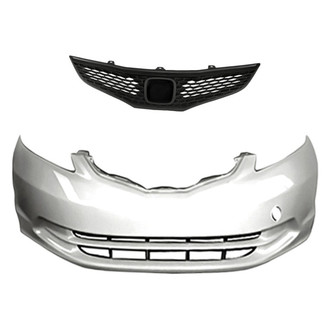 Replacement - 2-Piece (Front Bumper Cover, Grille) (CAPA Certified)