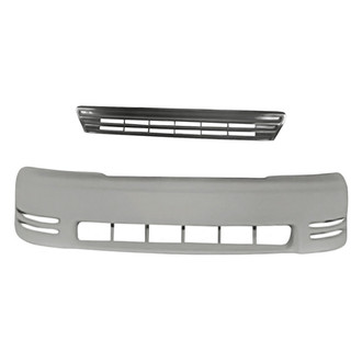 Replacement - 2-Piece (Front Bumper Cover, Grille) (Standard Line)