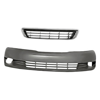 Replacement - 2-Piece (Front Bumper Cover, Grille) (Standard Line)