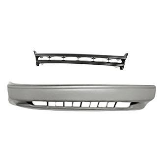 Replacement - 2-Piece (Front Bumper Cover, Grille) (Standard Line)