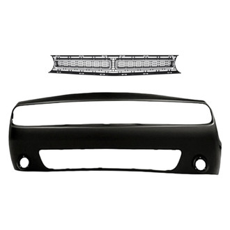 Replacement - 2-Piece (Front Bumper Cover, Grille) (Standard Line)