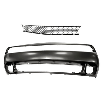 Replacement - 2-Piece (Front Bumper Cover, Grille) (Standard Line)