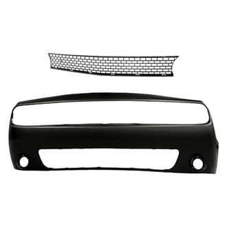Replacement - 2-Piece (Front Bumper Cover, Grille) (Standard Line)