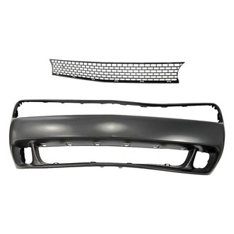 Replacement - 2-Piece (Front Bumper Cover, Grille) (Standard Line)