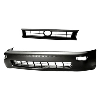 Replacement - 2-Piece (Front Bumper Cover, Grille) (Standard Line)