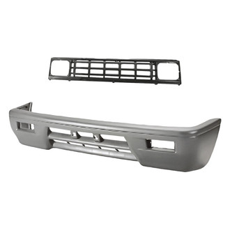Replacement - 2-Piece (Front Bumper Cover, Grille) (Standard Line)