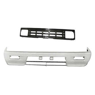 Replacement - 2-Piece (Front Bumper Cover, Grille) (Standard Line)