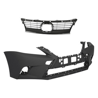 Replacement BNDL-239538 - 2-Piece (Front Bumper Cover, Grille) (Standard Line)